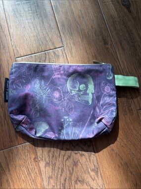 Cognitive Surplus Cosmetic Bag with Skull &  A Manual of Poisonous Plants